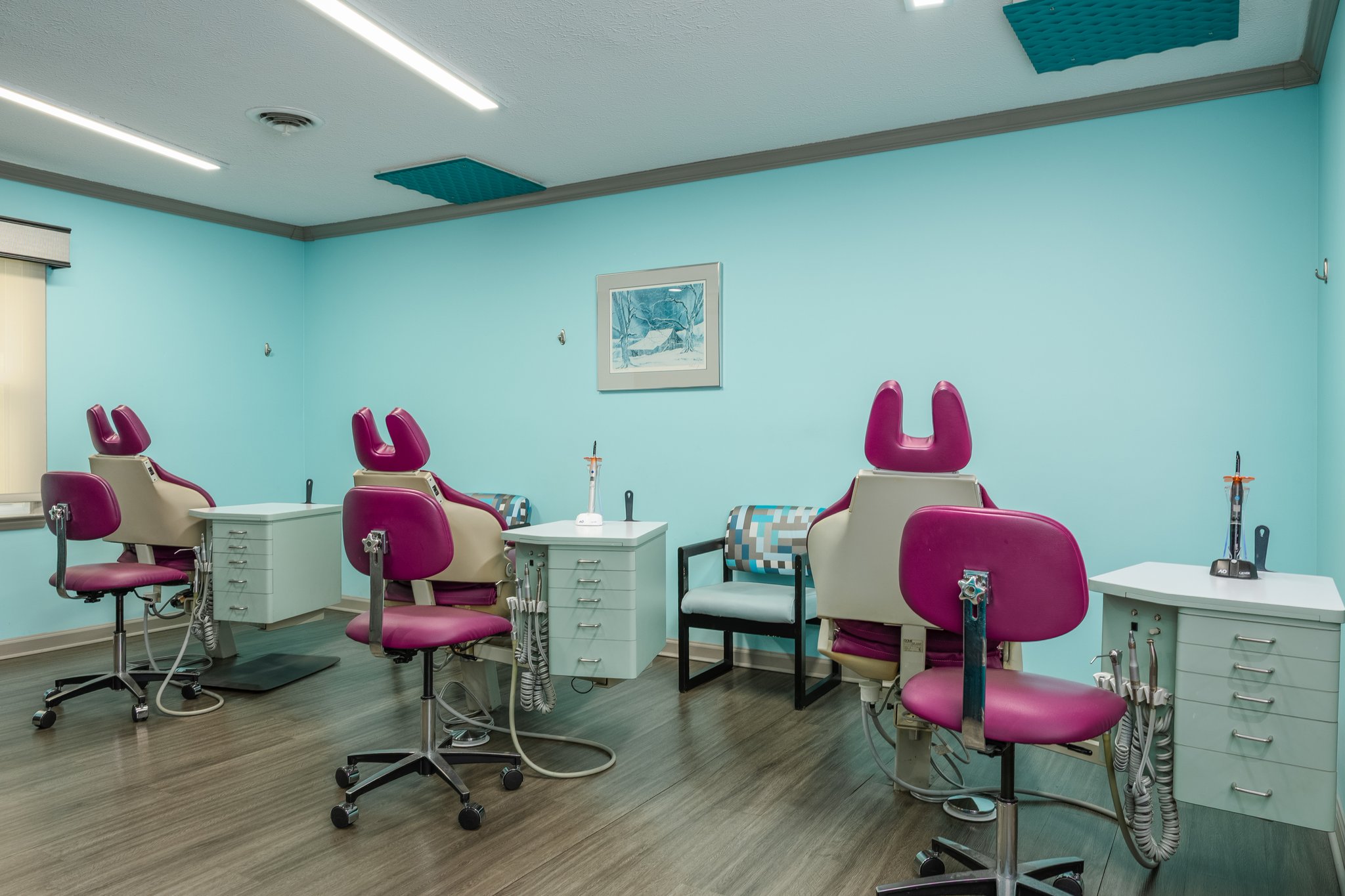 Treatment room at New River Valley Orthodontics