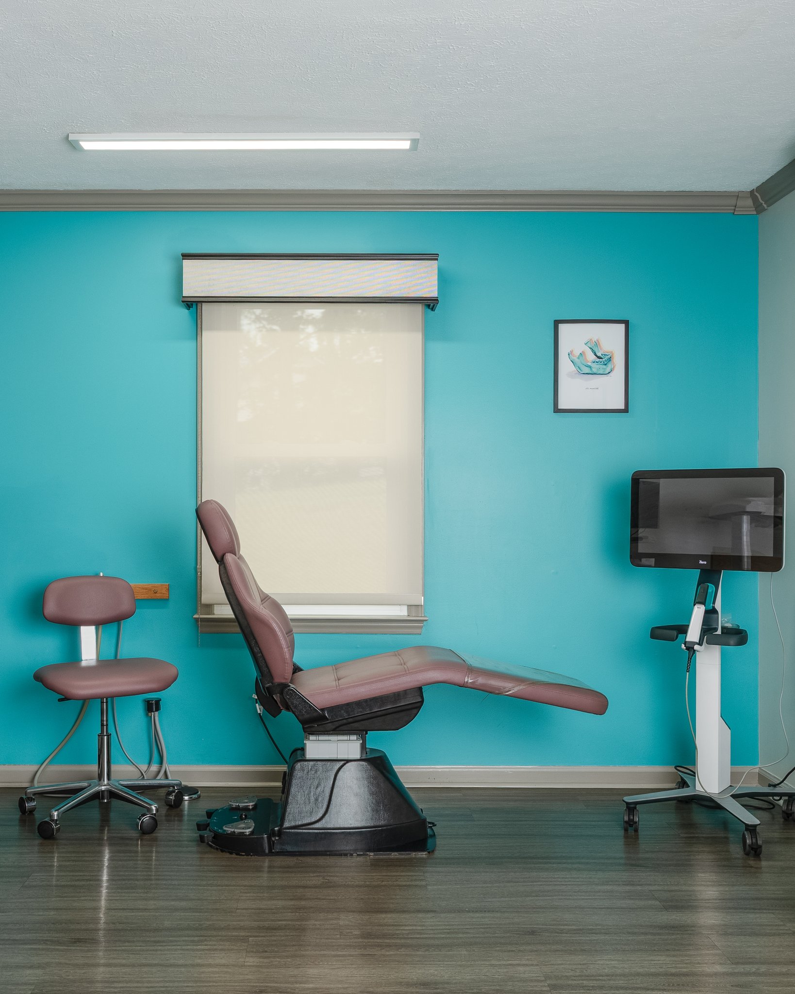 Orthodontic assistant with patients at New River Valley Orthodontics